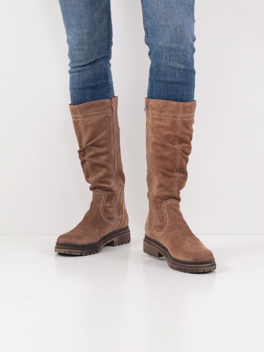 stivali in pelle - marrone 1-25606-45-300 compra tamaris stivali online
