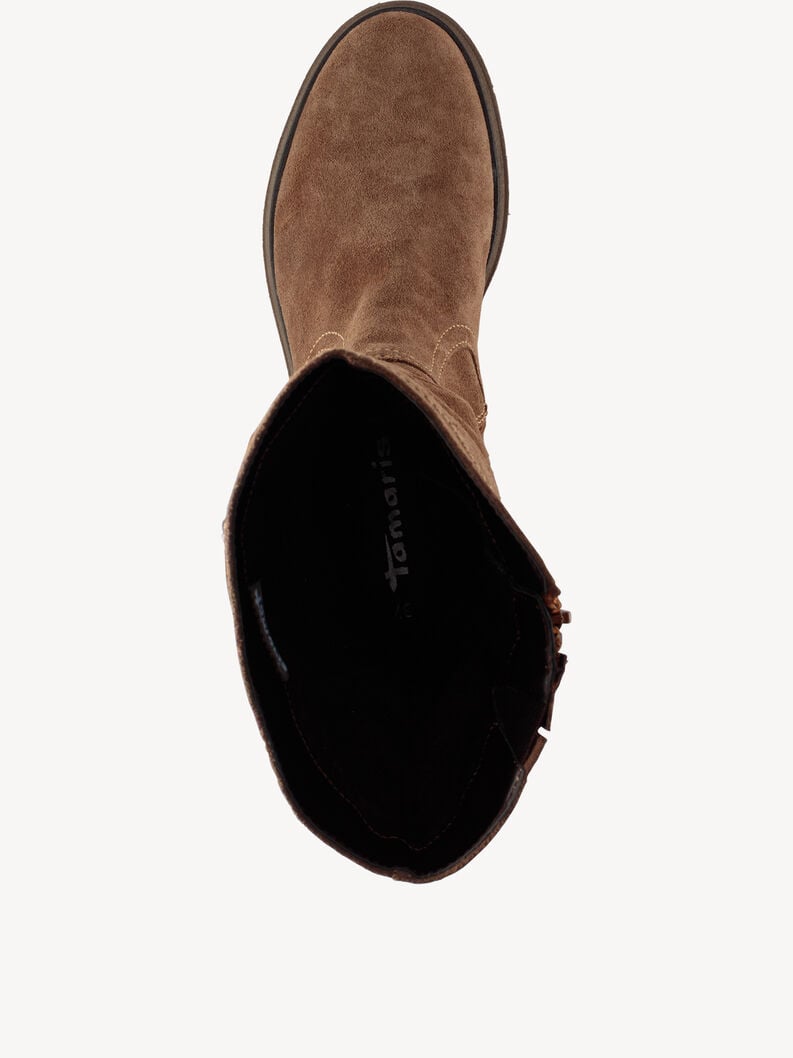 stivali in pelle - marrone 1-25606-45-300 compra tamaris stivali online