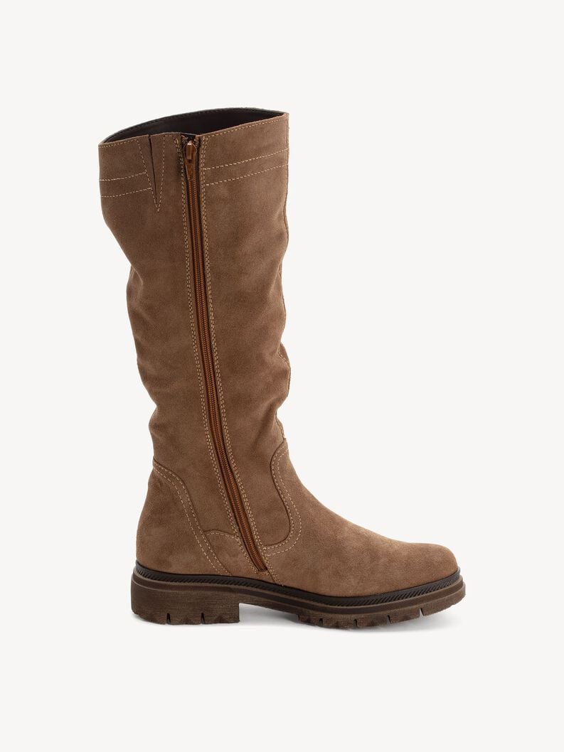 stivali in pelle - marrone 1-25606-45-300 compra tamaris stivali online