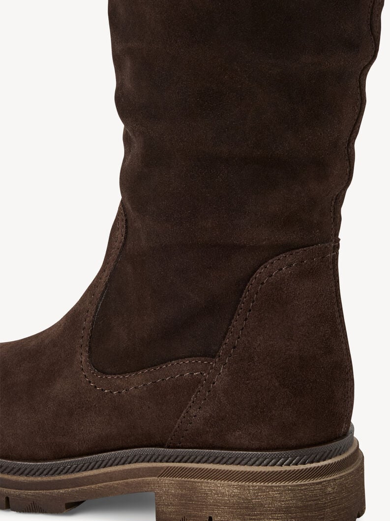 stivali in pelle - marrone 1-25606-45-304 compra tamaris stivali online
