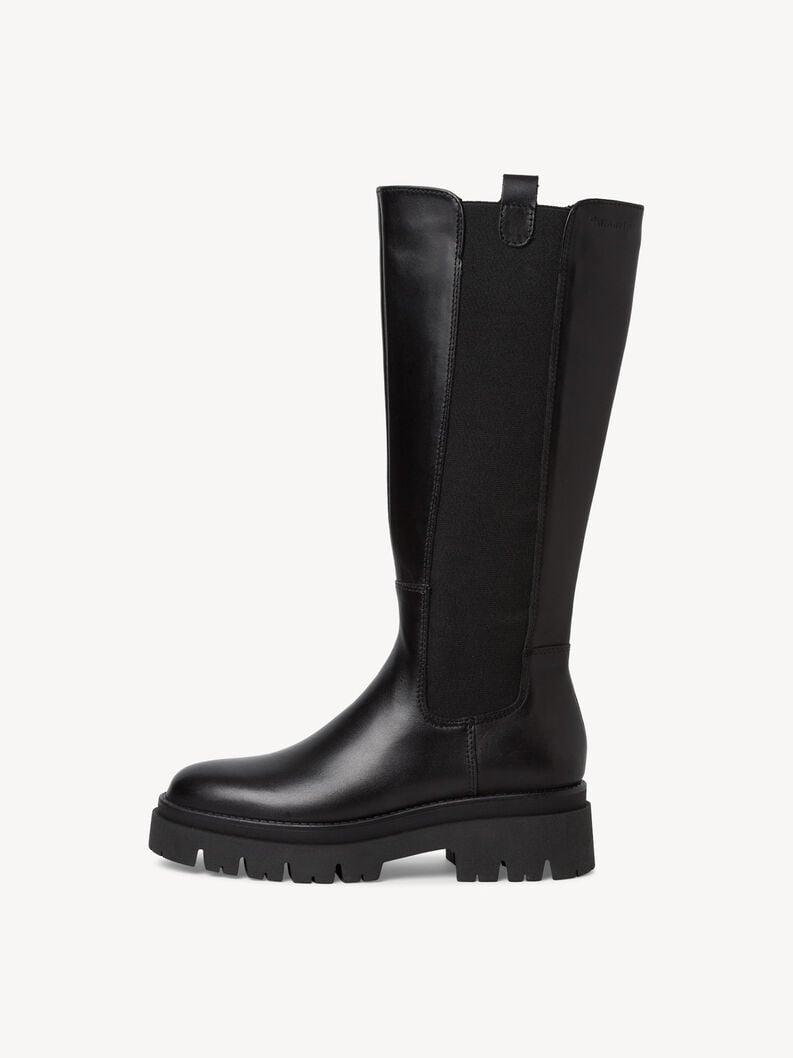 stivali in pelle - nero 1-25608-41-001 compra tamaris stivali online