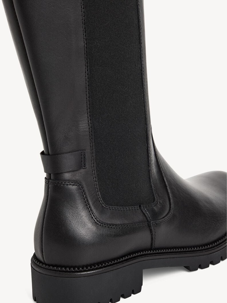 stivali in pelle - nero 1-25631-45-001 compra tamaris stivali online