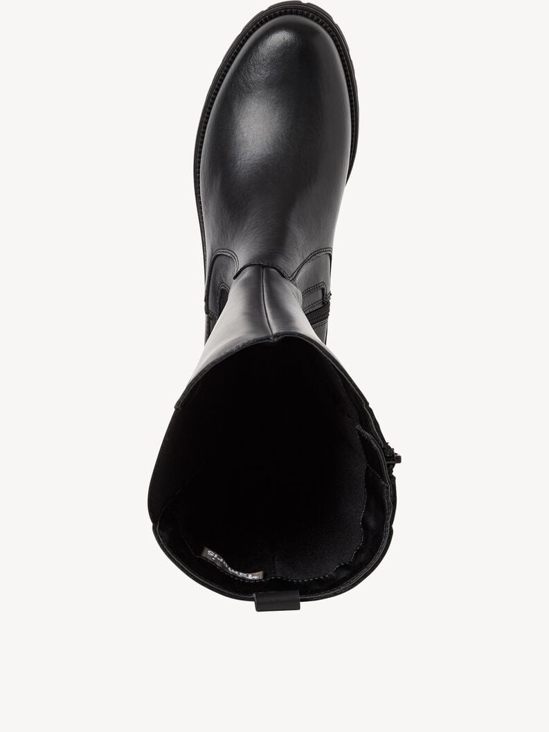 stivali in pelle - nero 1-25631-45-001 compra tamaris stivali online
