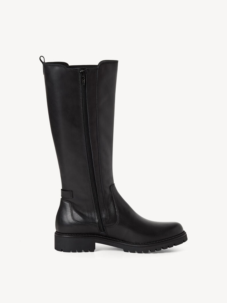 stivali in pelle - nero 1-25631-45-001 compra tamaris stivali online