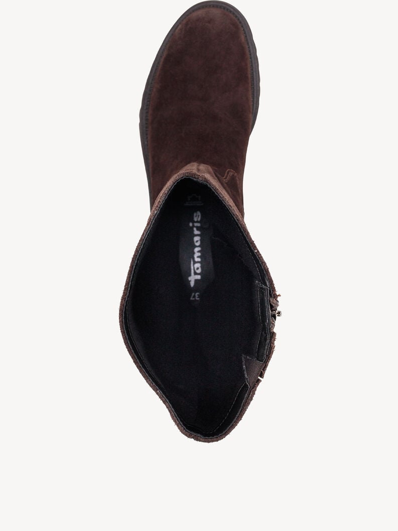 stivali in pelle - marrone 1-25635-45-304 compra tamaris stivali online