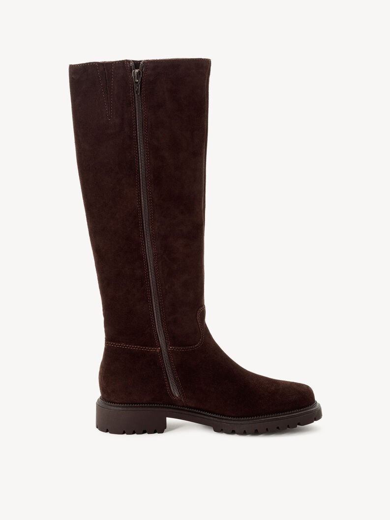 stivali in pelle - marrone 1-25635-45-304 compra tamaris stivali online