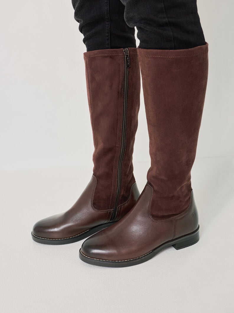 stivali - marrone 8-85502-43-328 compra tamaris ampia boots online