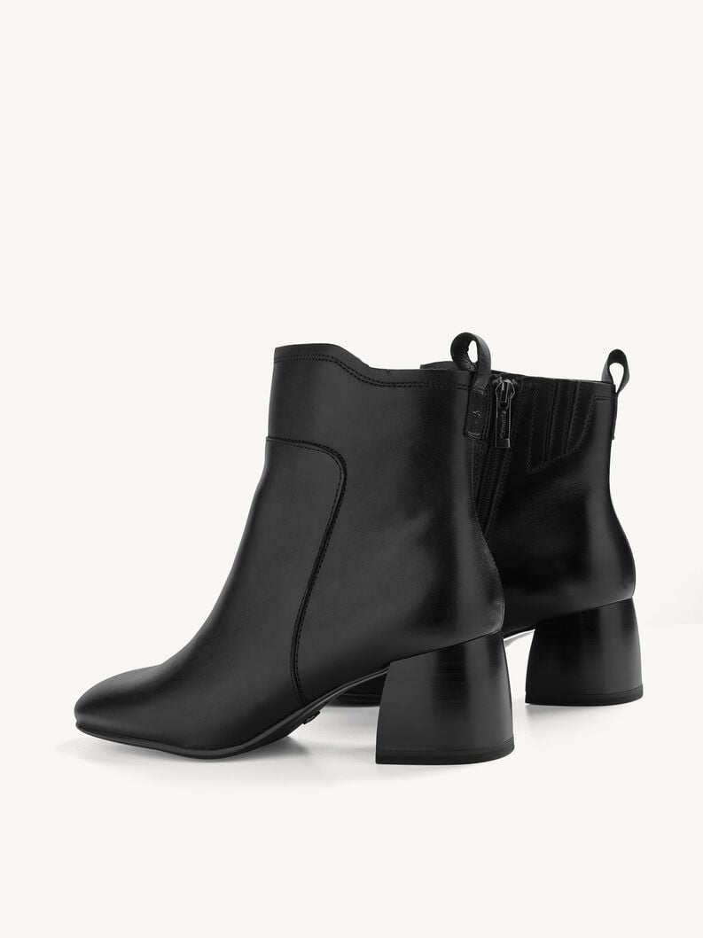 bootie in pelle - nero 1-25323-45-003 compra tamaris stivaletti online