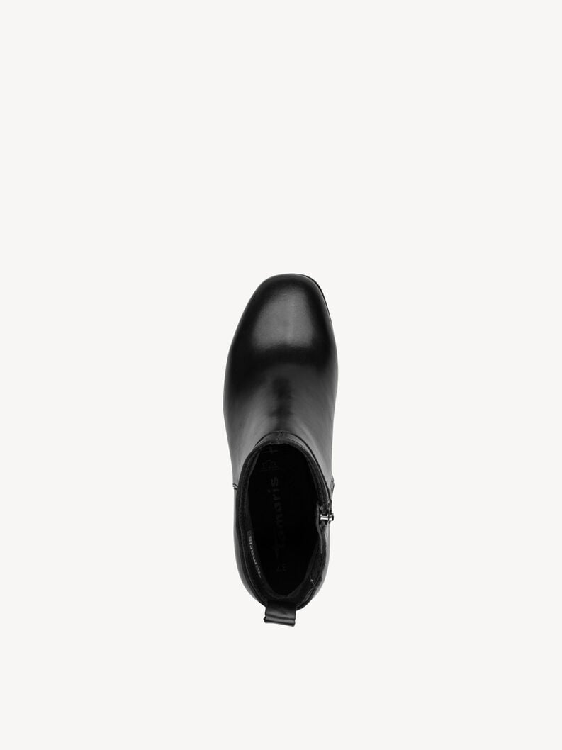 bootie in pelle - nero 1-25323-45-003 compra tamaris stivaletti online