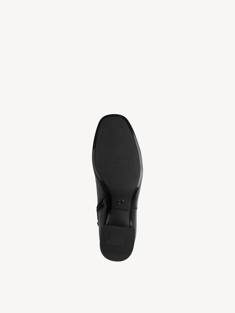bootie in pelle - nero 1-25323-45-003 compra tamaris stivaletti online
