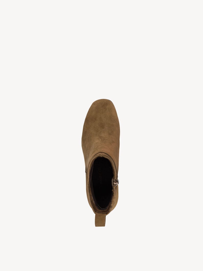 bootie in pelle - marrone 1-25323-45-310 compra tamaris stivaletti online