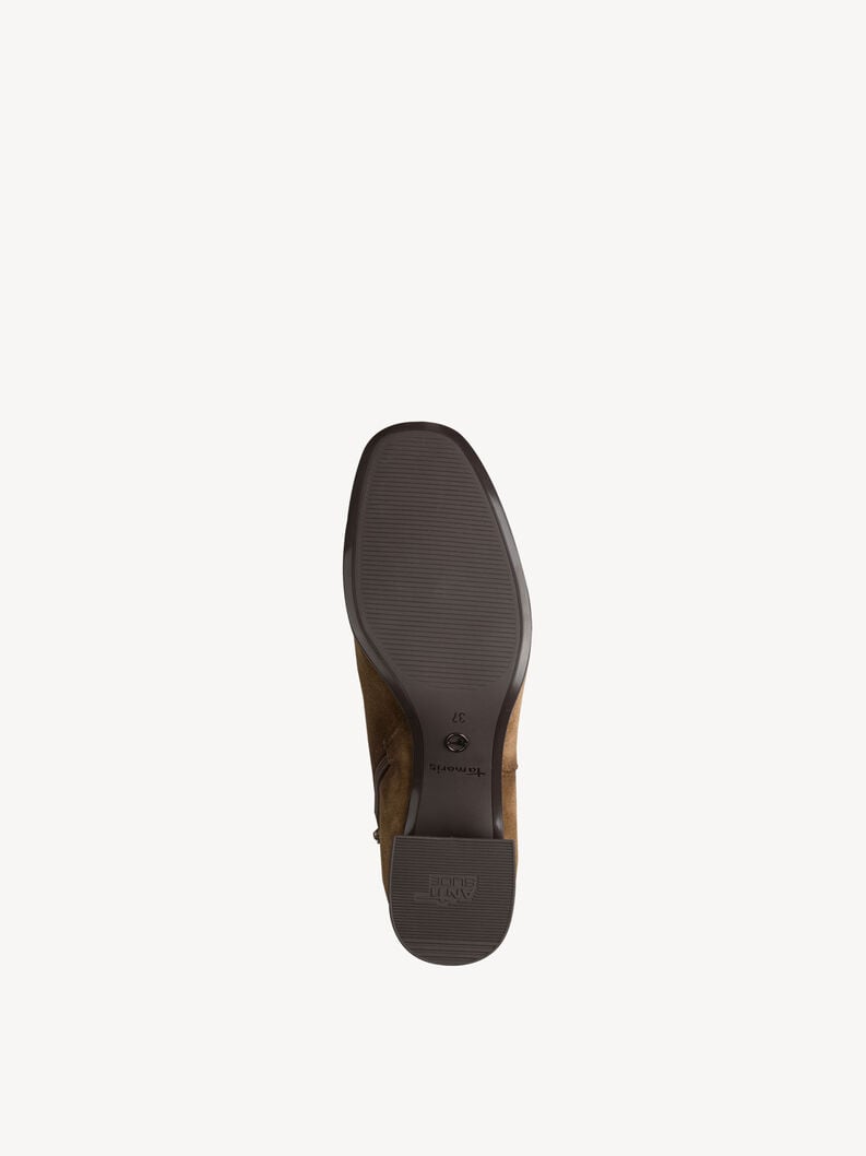 bootie in pelle - marrone 1-25323-45-310 compra tamaris stivaletti online