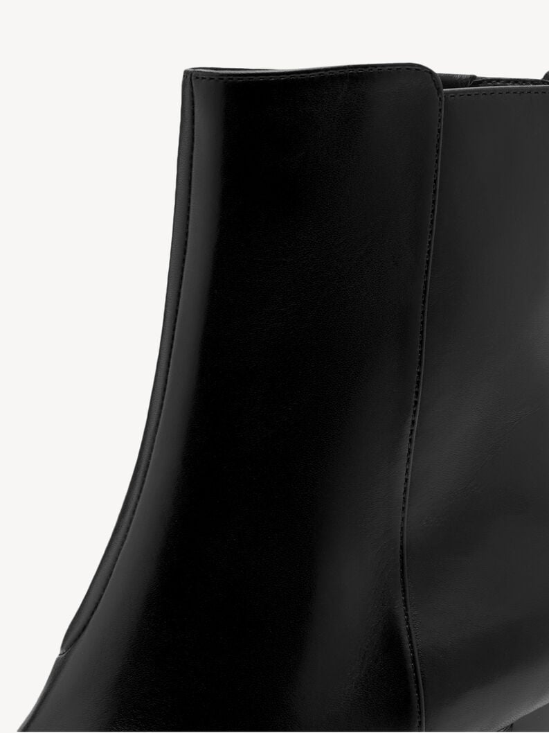 bootie in pelle - nero 1-25364-45-001 compra tamaris stivaletti online