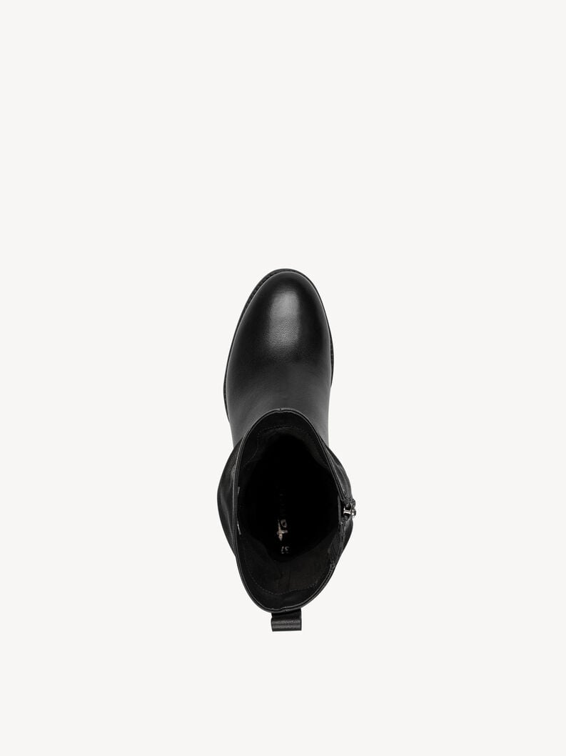 bootie in pelle - nero 1-25379-45-003 compra tamaris stivaletti online