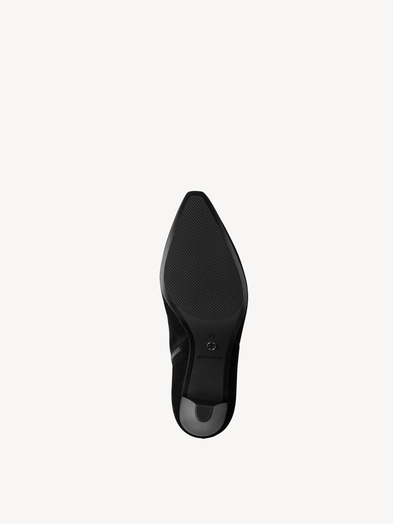 bootie in pelle - nero 1-25384-45-004 compra tamaris stivaletti online