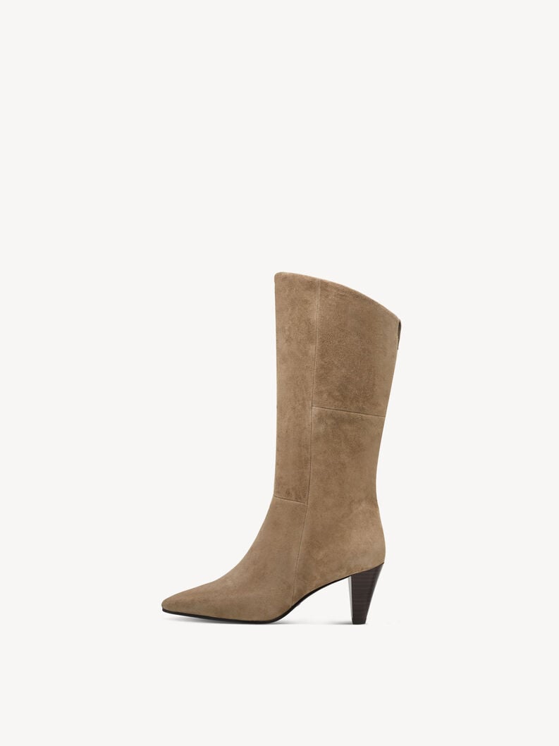 bootie in pelle - marrone 1-25384-45-435 compra tamaris stivaletti online