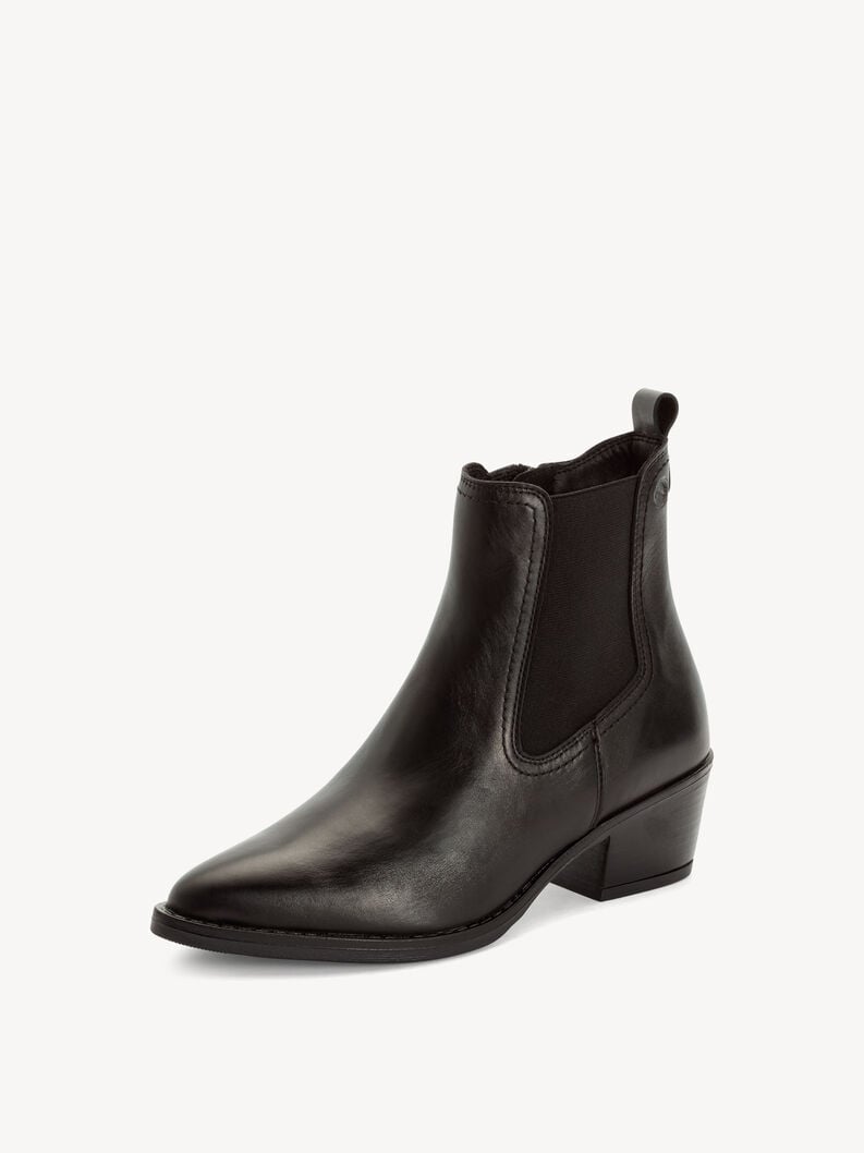 cuoio chelsea boot - nero 1-25704-42-003 compra tamaris stivaletti online