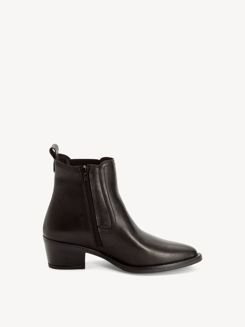 cuoio chelsea boot - nero 1-25704-42-003 compra tamaris stivaletti online