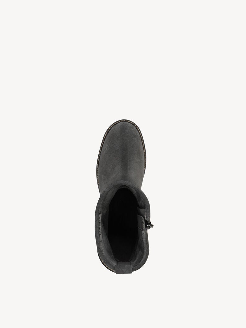 bootie in pelle - grigio 8-85302-45-215 compra tamaris ampia stivaletti online