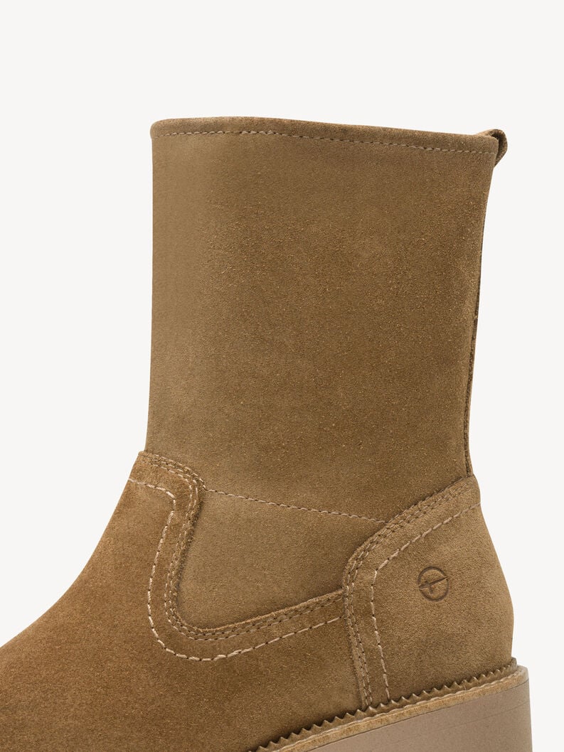 bootie in pelle - marrone 8-85302-45-365 compra tamaris ampia stivaletti online