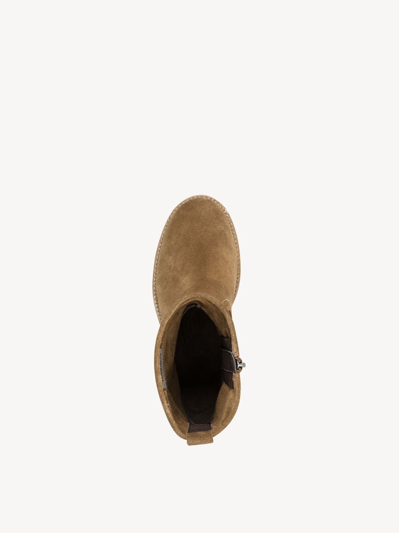 bootie in pelle - marrone 8-85302-45-365 compra tamaris ampia stivaletti online