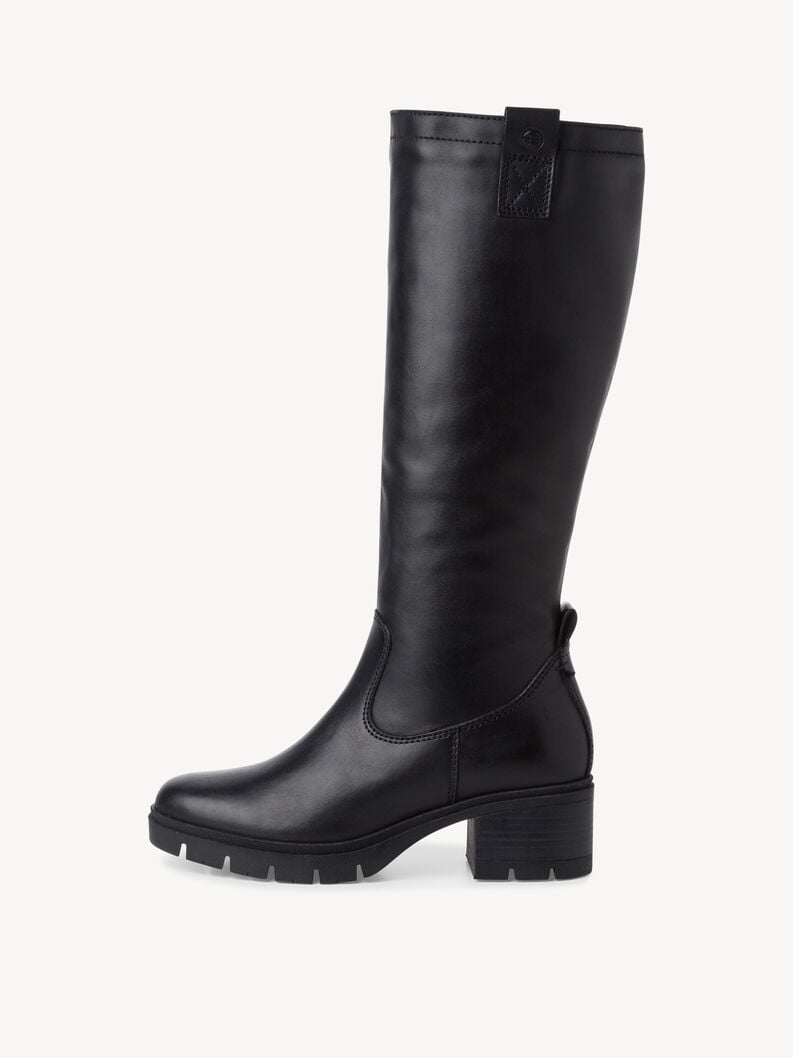 stivali in pelle - nero 1-25601-43-003 compra tamaris stivali online