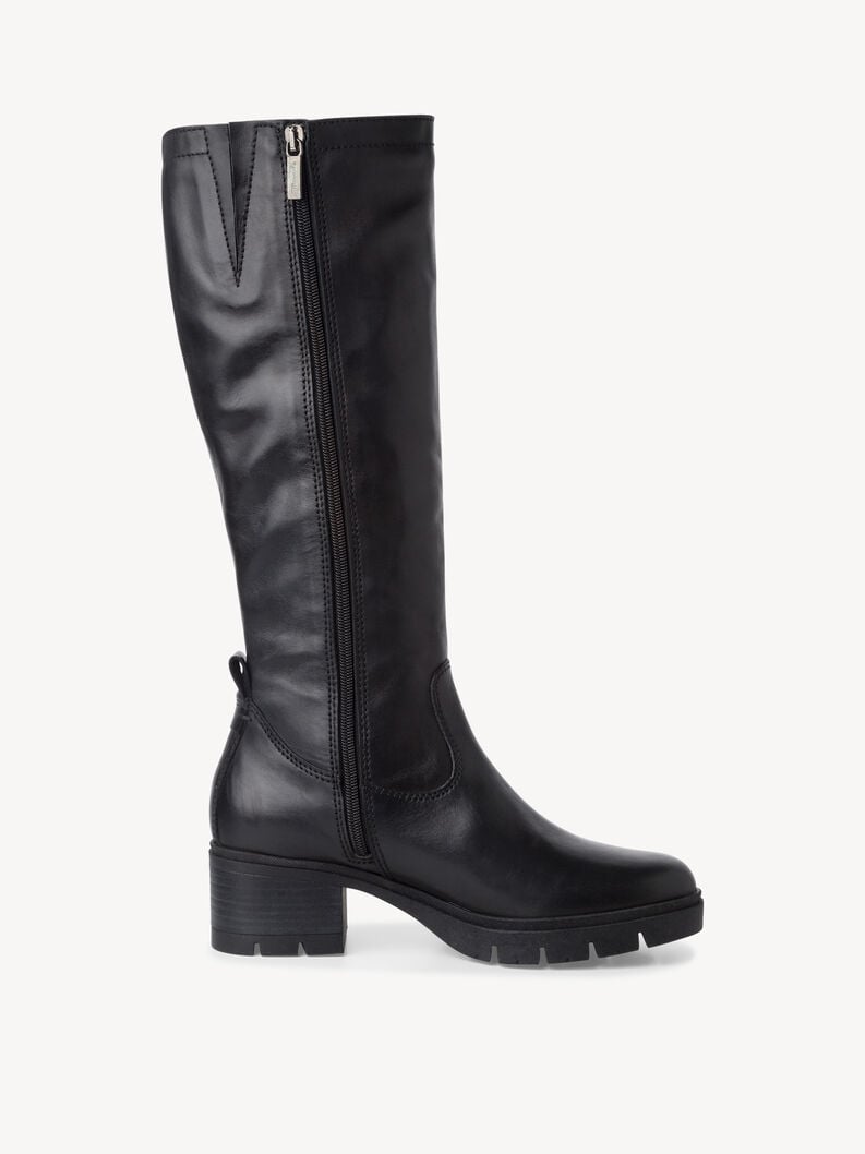 stivali in pelle - nero 1-25601-43-003 compra tamaris stivali online