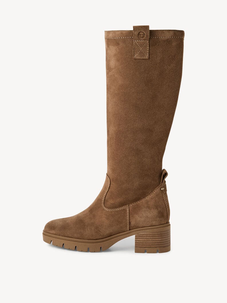stivali in pelle - marrone 1-25601-43-300 compra tamaris stivali online