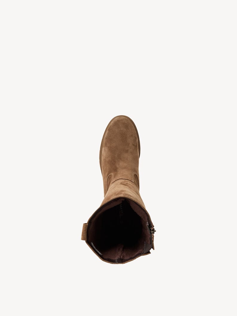 stivali in pelle - marrone 1-25601-43-300 compra tamaris stivali online