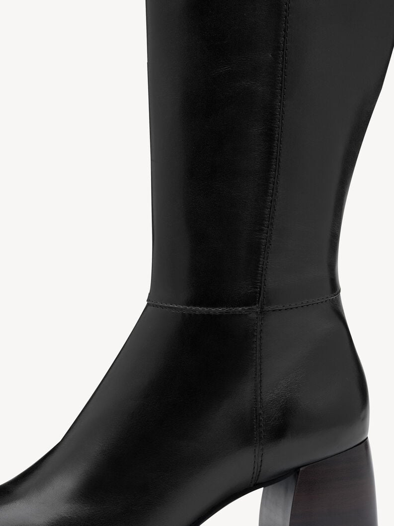 stivali in pelle - nero 1-25624-45-003 compra tamaris stivali online