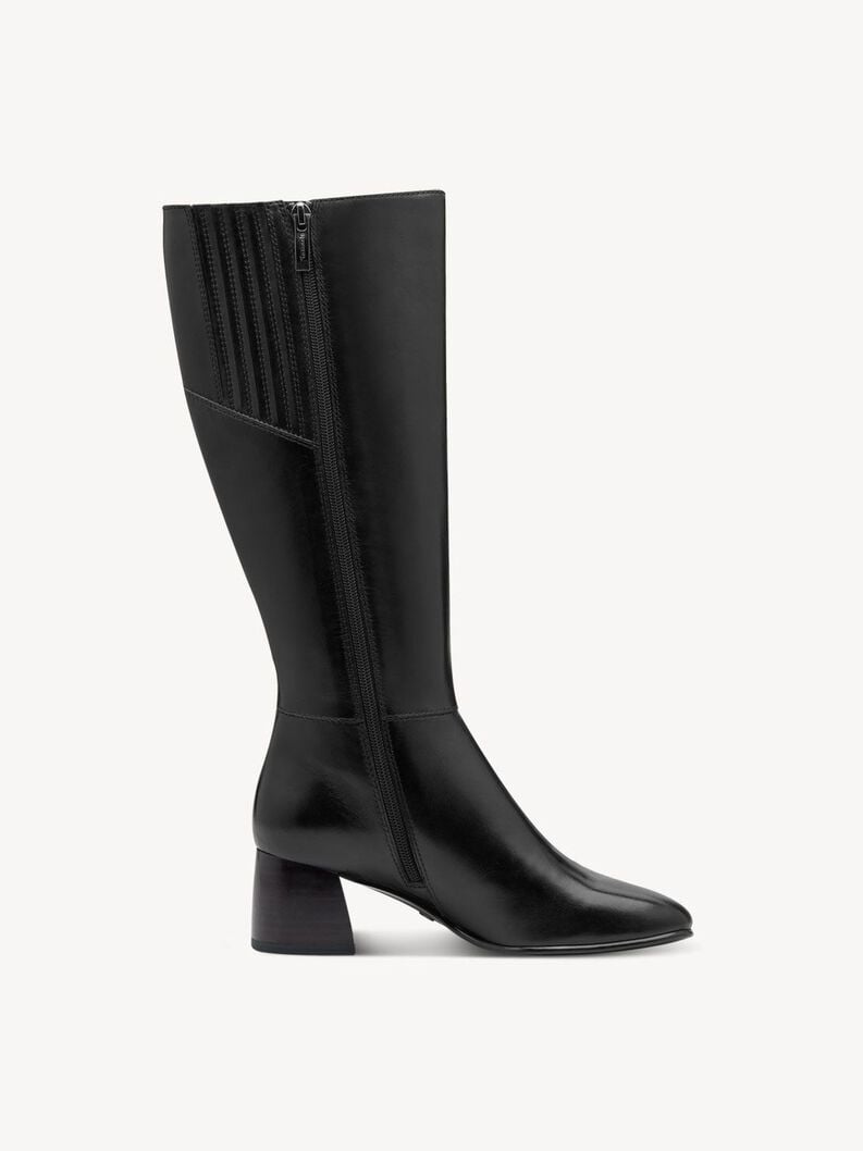 stivali in pelle - nero 1-25624-45-003 compra tamaris stivali online