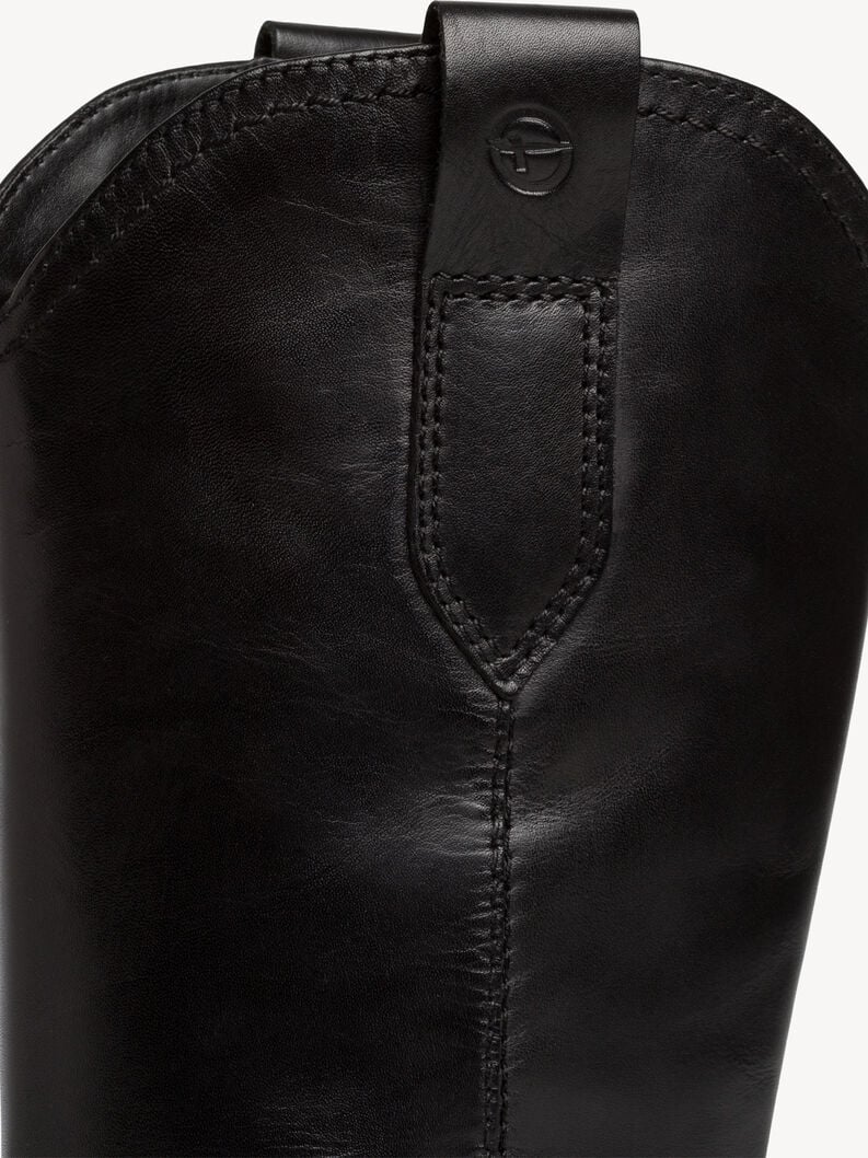 stivali in pelle - nero 1-25701-41-003 compra tamaris capodanno abiti on-line