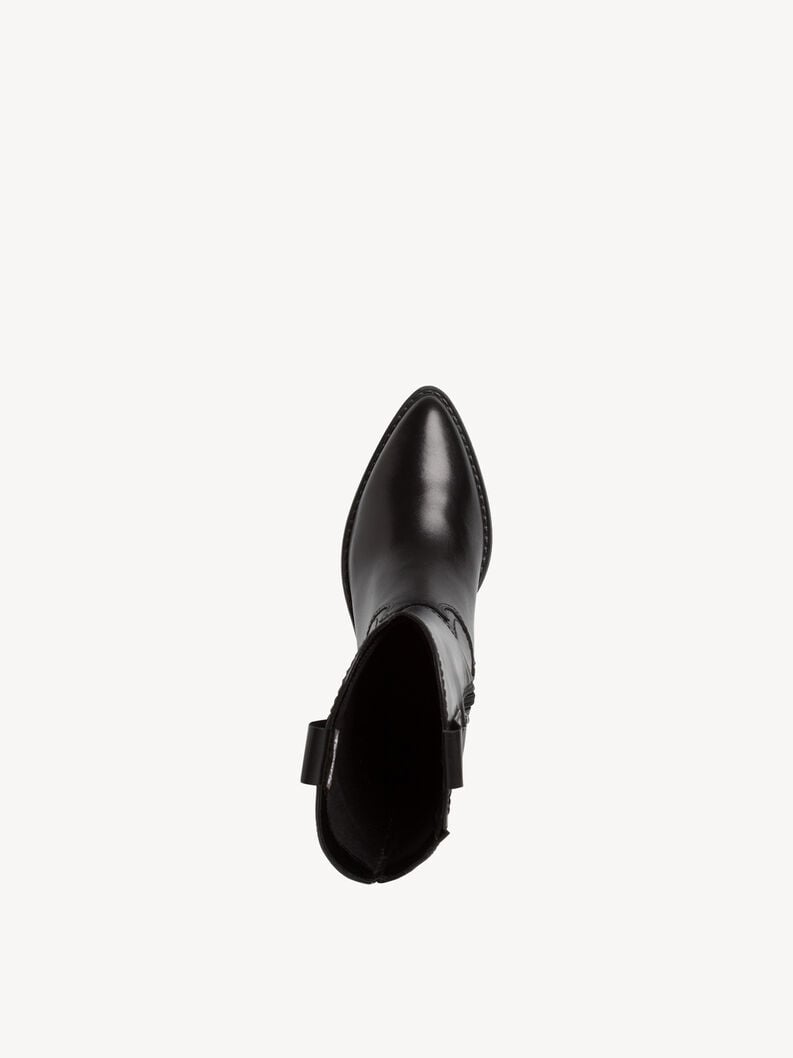 stivali in pelle - nero 1-25701-41-003 compra tamaris capodanno abiti on-line