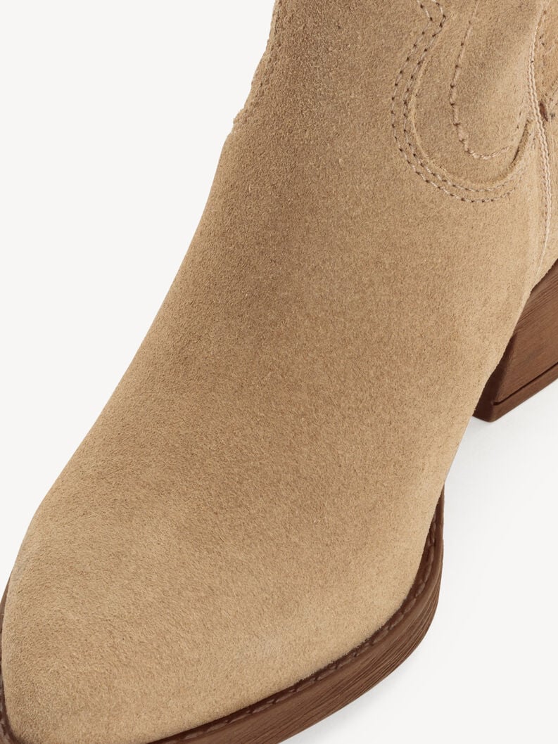 stivali in pelle - beige 1-25701-41-400 compra tamaris online