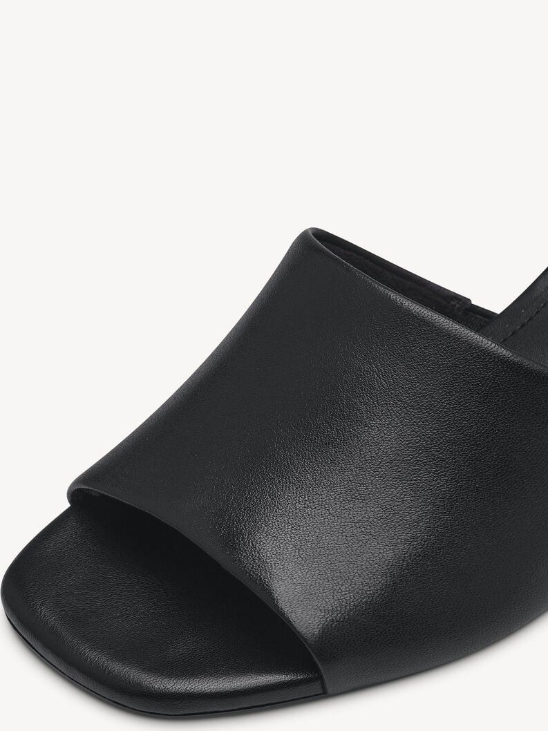 in pelle di mulo nero 1-27204-42-001 compra tamaris muli online