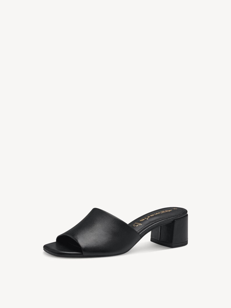 in pelle di mulo nero 1-27204-42-001 compra tamaris muli online