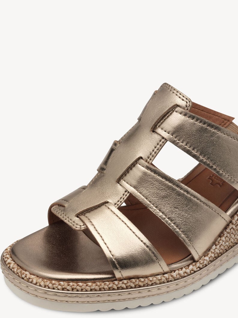 in pelle di mulo metallizzato 1-27217-44-900 compra tamaris muli online