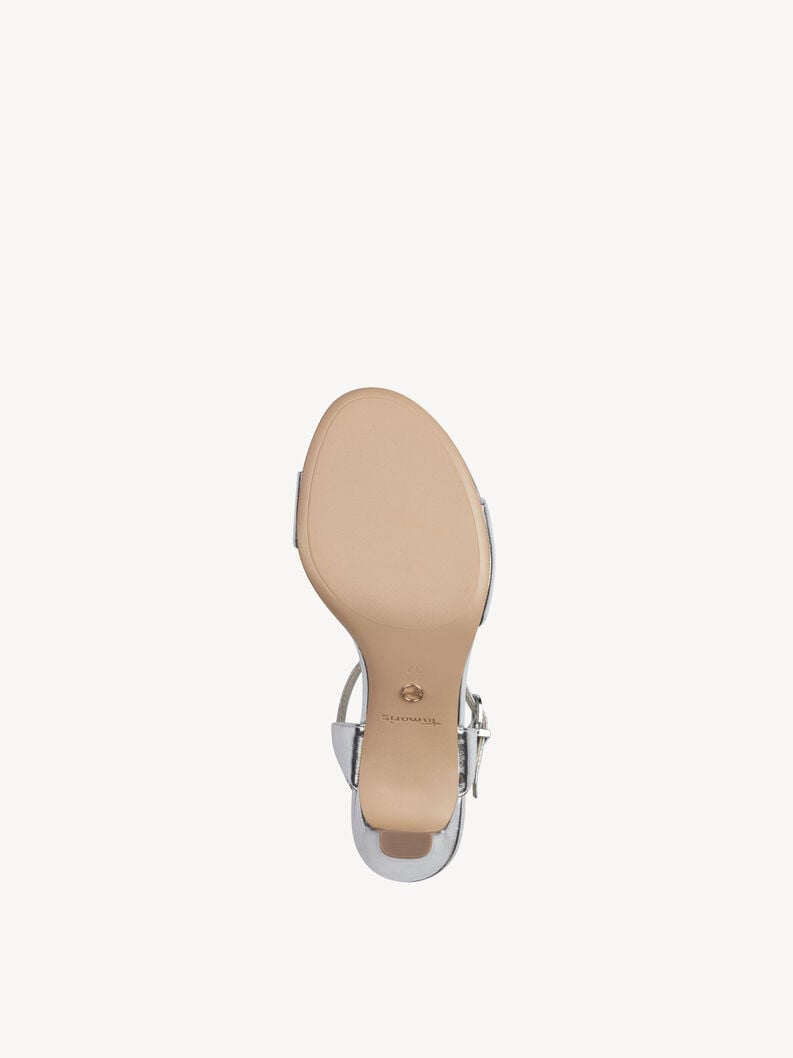 sandalo con tacco - argento 1-28008-42-941 compra tamaris sandali online