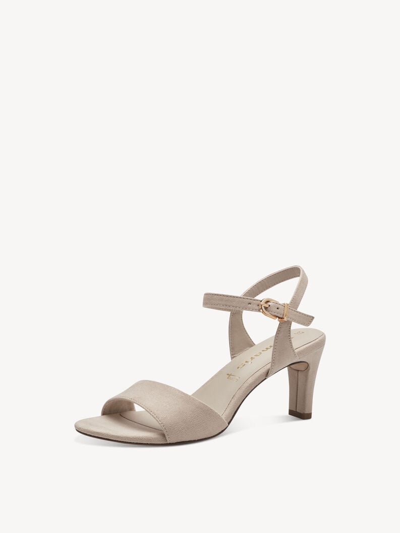 sandalo con tacco - beige 1-28028-42-400 compra tamaris sandali online