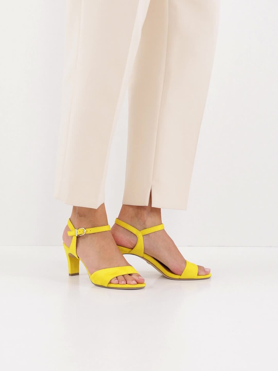sandalo con tacco - giallo 1-28028-42-600 compra tamaris sandali online