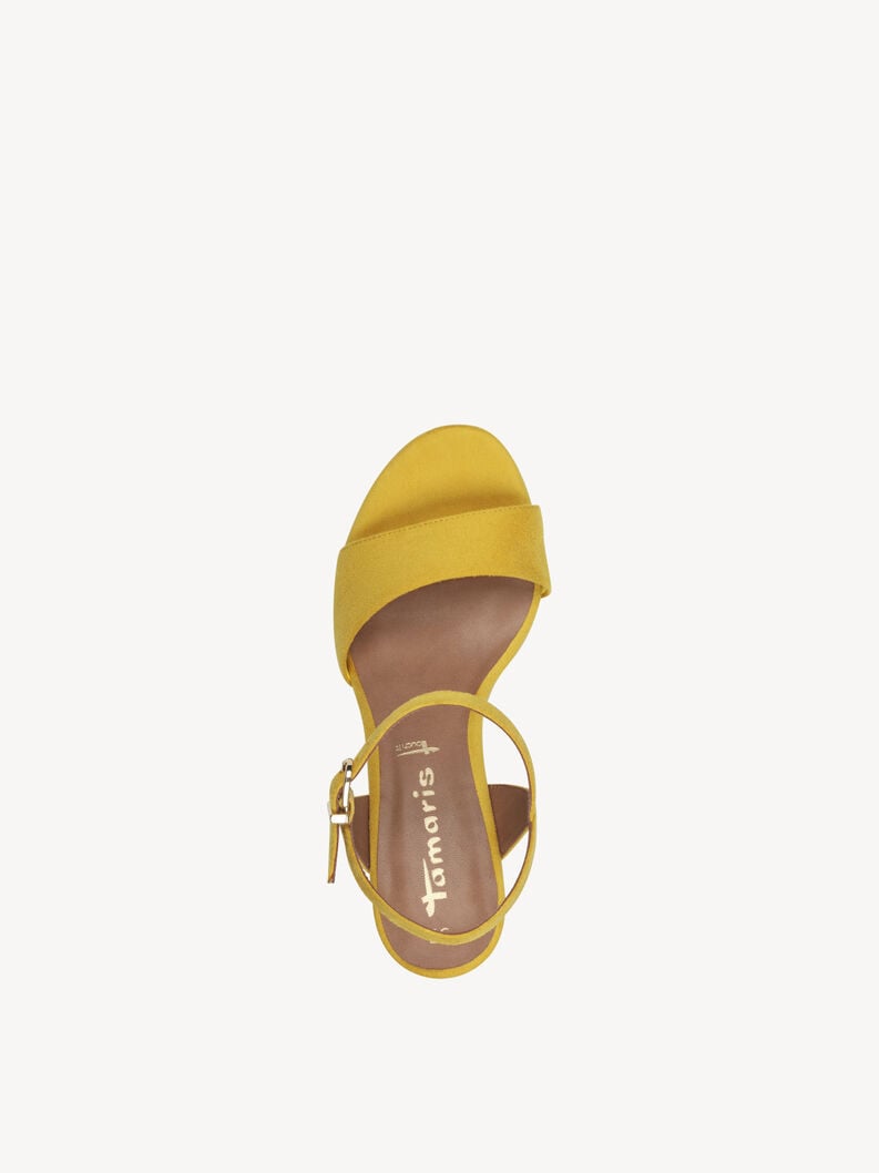 sandalo con tacco - giallo 1-28028-42-600 compra tamaris sandali online