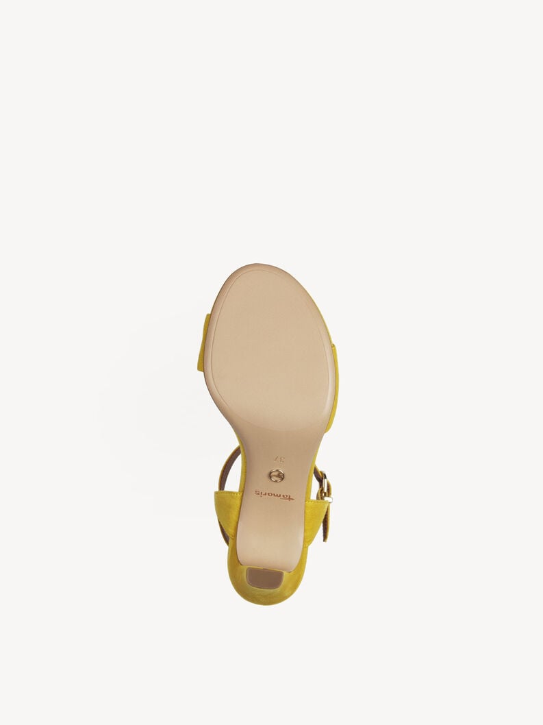 sandalo con tacco - giallo 1-28028-42-600 compra tamaris sandali online