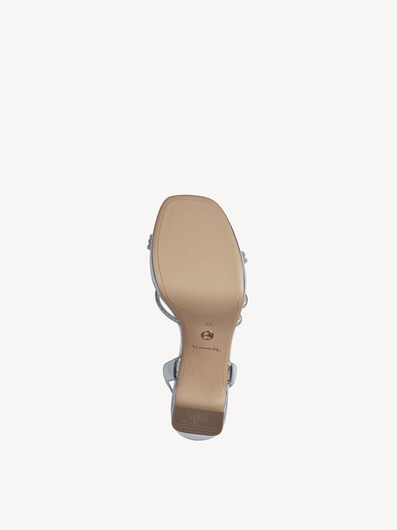 sandalo con tacco - argento 1-28036-42-941 compra tamaris sandali online