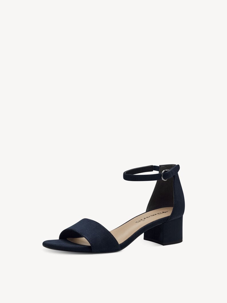 sandalo con tacco - blu 1-28201-42-805 compra tamaris sandali online