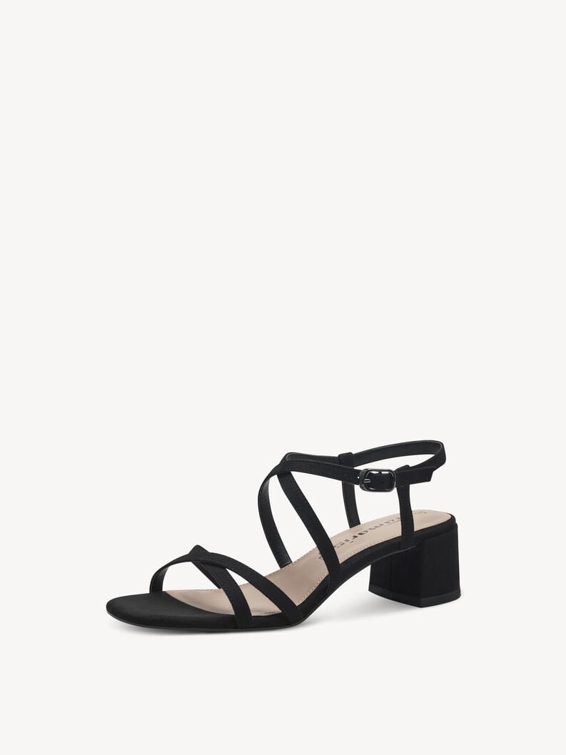 sandalo con tacco - nero 1-28204-42-001 compra tamaris sandali online