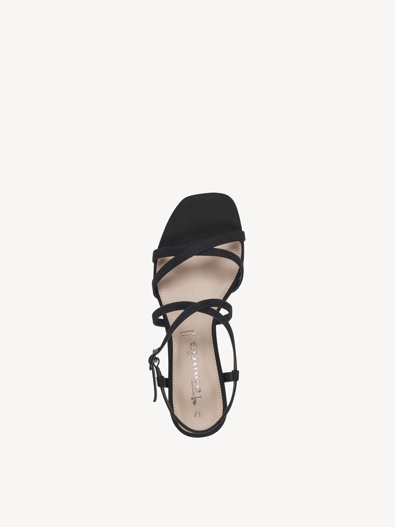 sandalo con tacco - nero 1-28204-42-001 compra tamaris sandali online