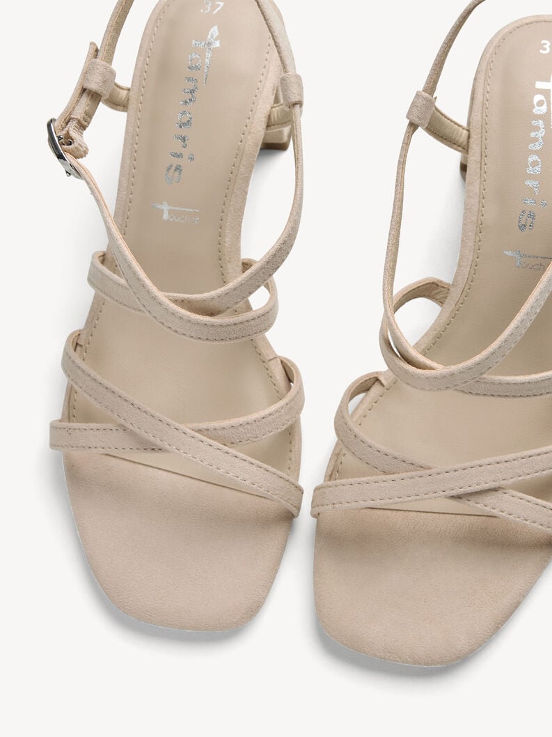 sandalo con tacco - beige 1-28204-42-251 compra tamaris sandali online