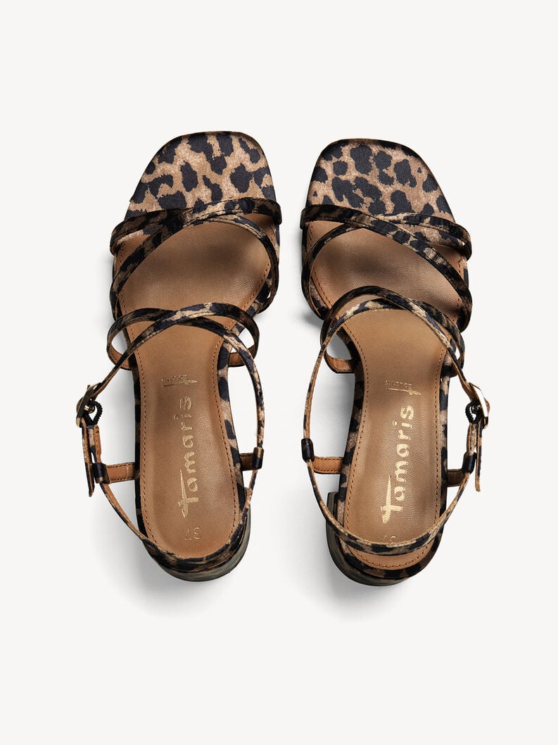 sandalo con tacco - marrone 1-28204-42-360 compra tamaris sandali online