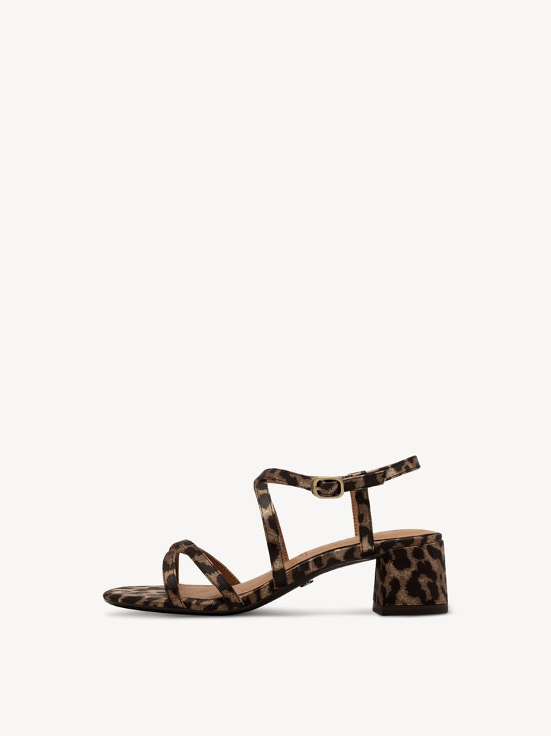 sandalo con tacco - marrone 1-28204-42-360 compra tamaris sandali online