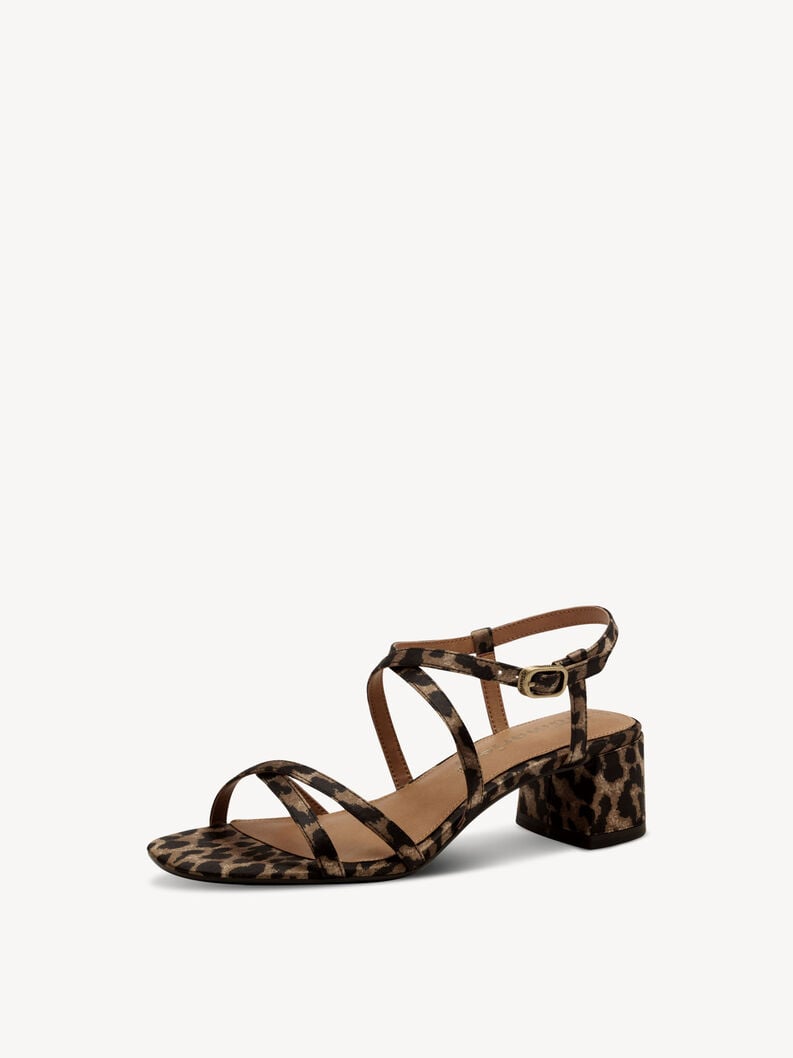 sandalo con tacco - marrone 1-28204-42-360 compra tamaris sandali online